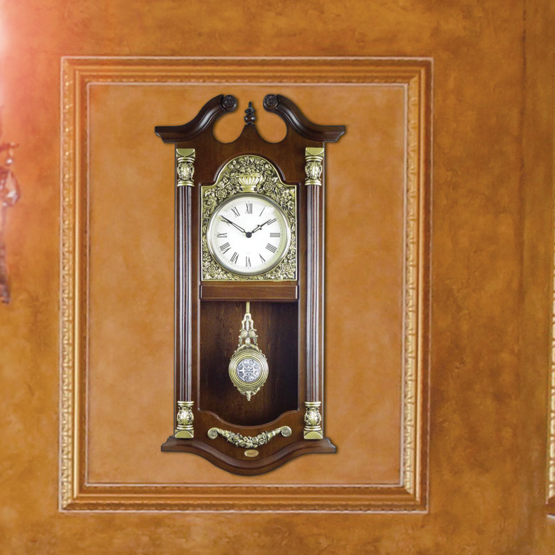 Uniquewise Pendulum Wall Clock Wayfair